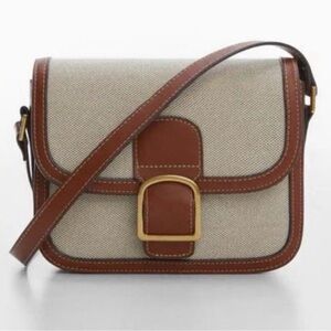 MANGO Crossbody Bag with Flap